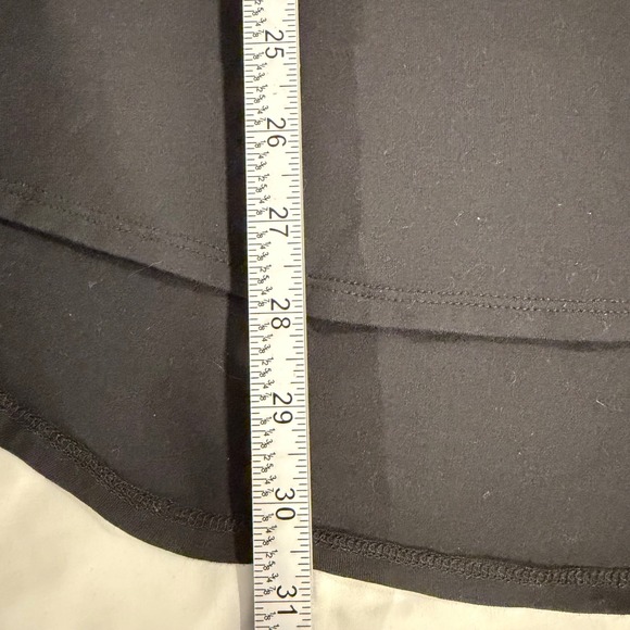 Loveappella Darbi V-Neck Mixed Material Knit Contrast Tunic Top Black Floral XL - Picture 10 of 16